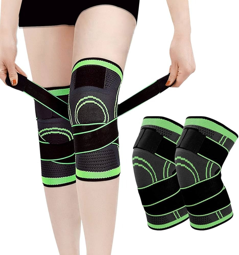 3D Weaving Knee Support Band – Adjustable Compression Sleeve