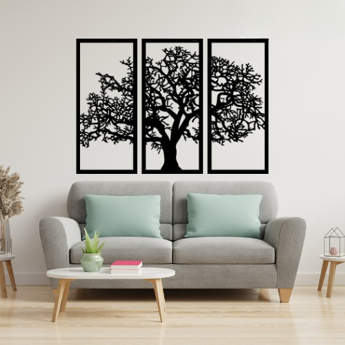 3D Wooden Tree Wall Art – Elegant Home Wall Decoration