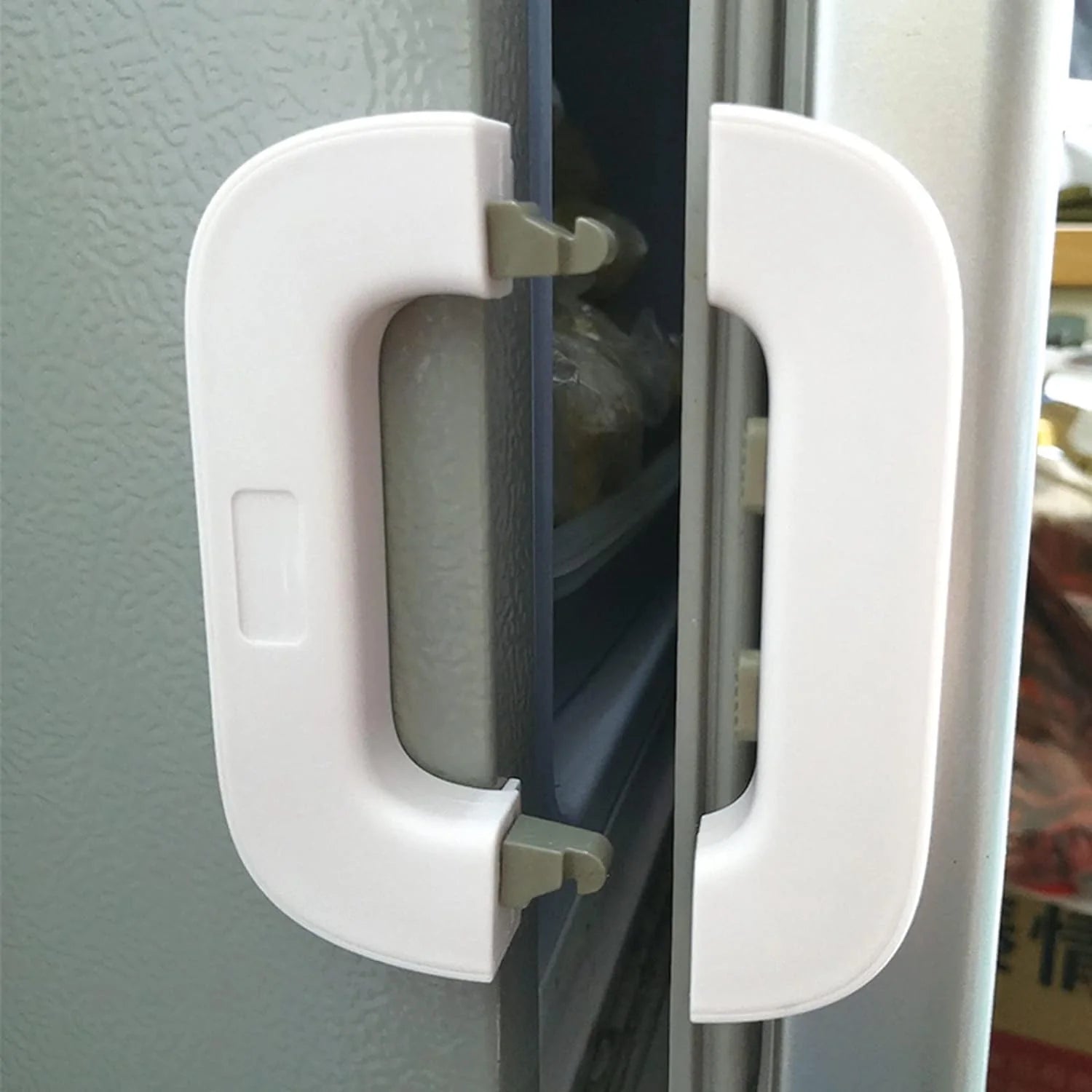 Child Safety Fridge Lock – Self-Adhesive Baby Proof Lock for Refrigerator, Cabinets & Drawers