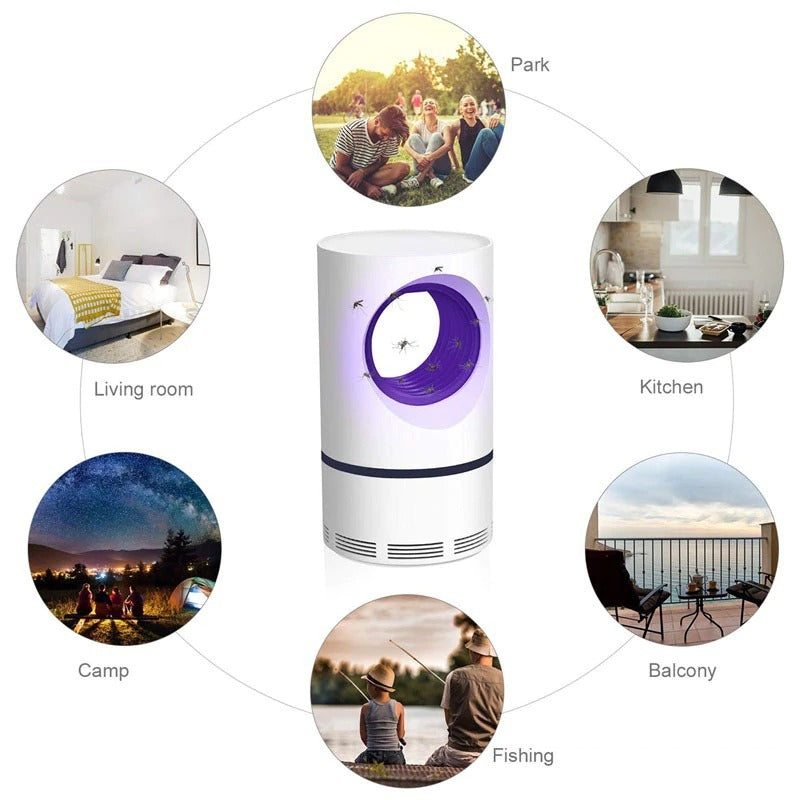 Electric Mosquito Killer Lamp – Round Design UV Insect Zapper