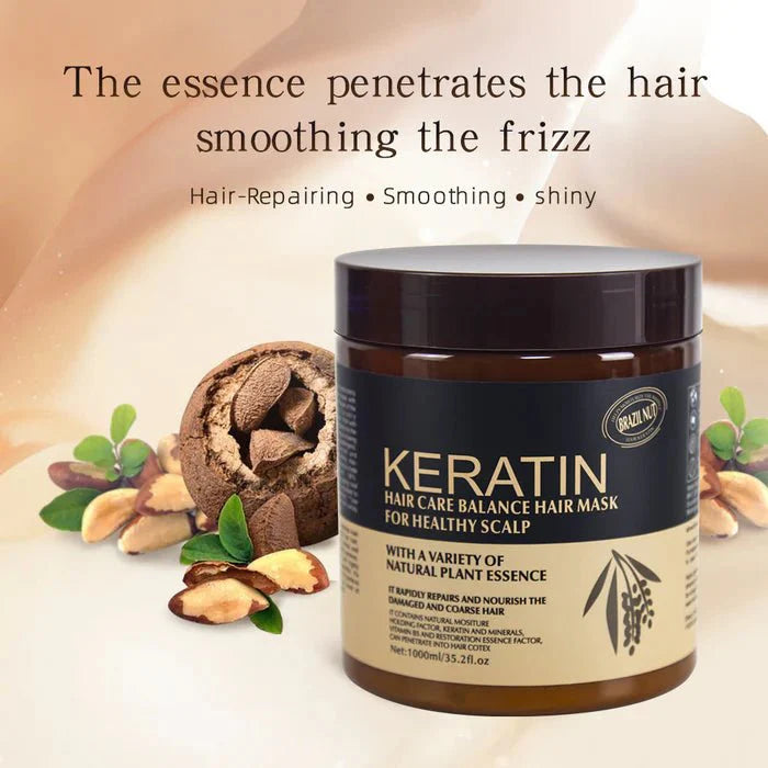 Keratin Hair Care Balance Mask – Nourishing Scalp Treatment (500ml)