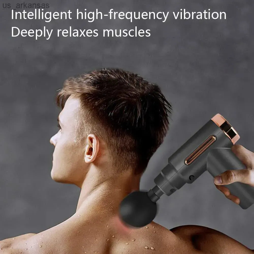 4-in-1 Massage Gun – Deep Tissue Percussion Massager with 4 Attachments