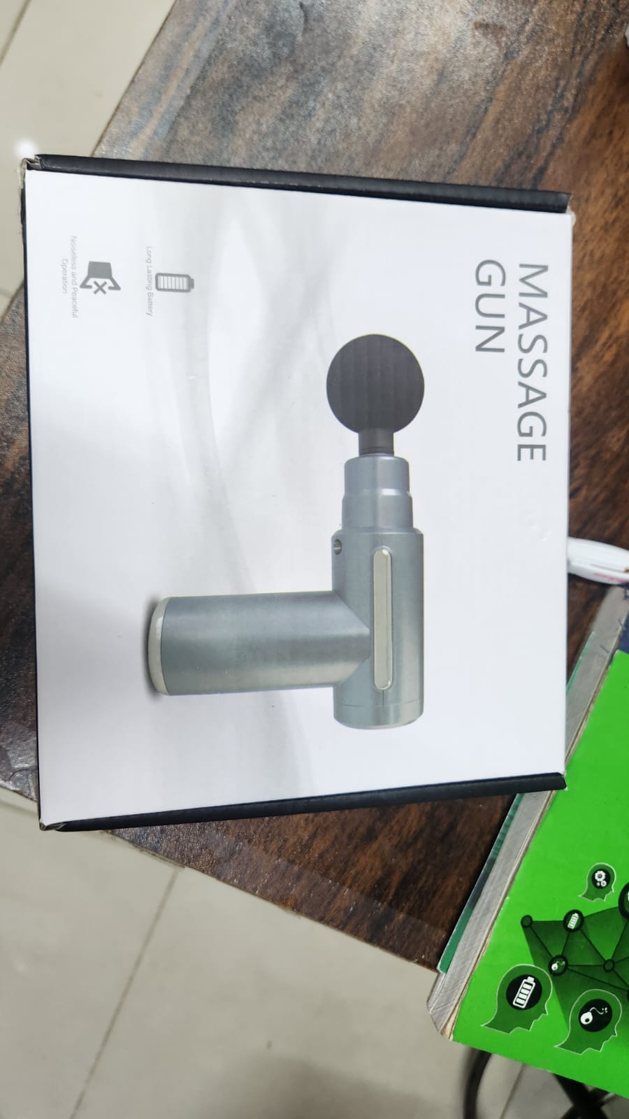 4-in-1 Massage Gun – Deep Tissue Percussion Massager with 4 Attachments