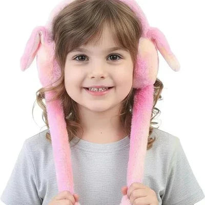 Dancing Earmuffs with Sound Effect & Movable Ears – Cute Interactive Headwear