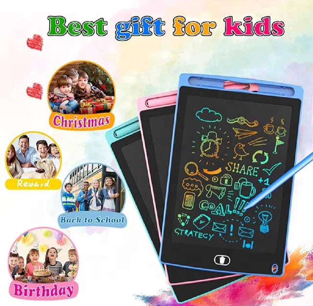 8.5-Inch Multicolor LCD Writing Tablet – Digital Drawing & Erasable Writing Pad