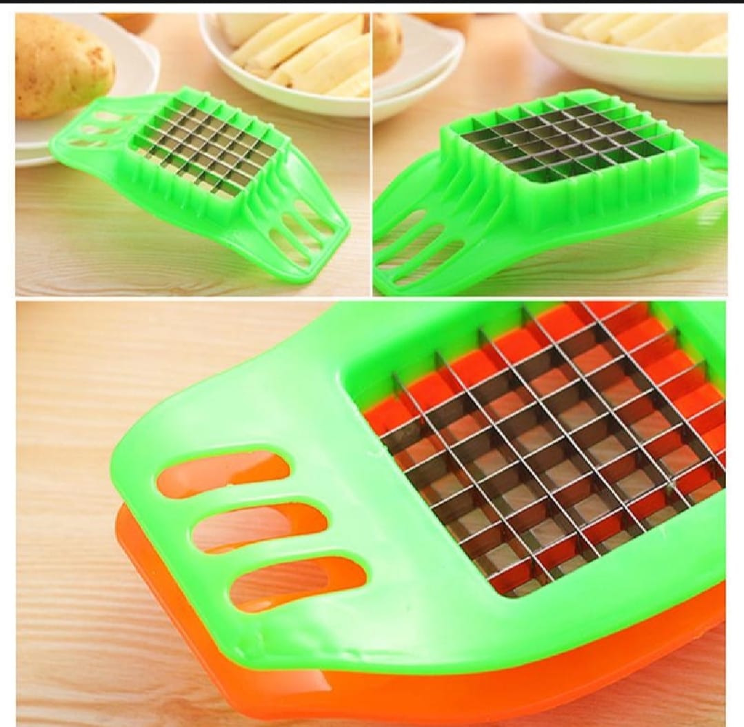 Multifunctional Potato Cutter & French Fry Maker – Easy Home Fries Slicer