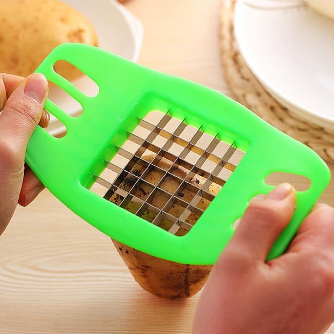 Multifunctional Potato Cutter & French Fry Maker – Easy Home Fries Slicer