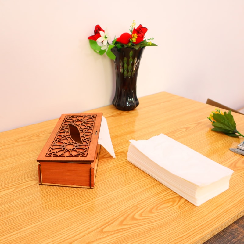 Wooden Tissue Box – Elegant Design with Smooth Finish for Home & Office