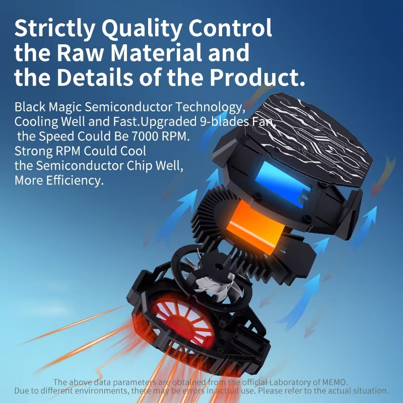 MEMO DL05 Portable Semiconductor Phone Cooler Fan