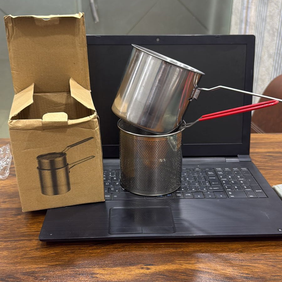 Deep Frying Fry Pot – Durable Quality with Comfortable Heat-Resistant Handling