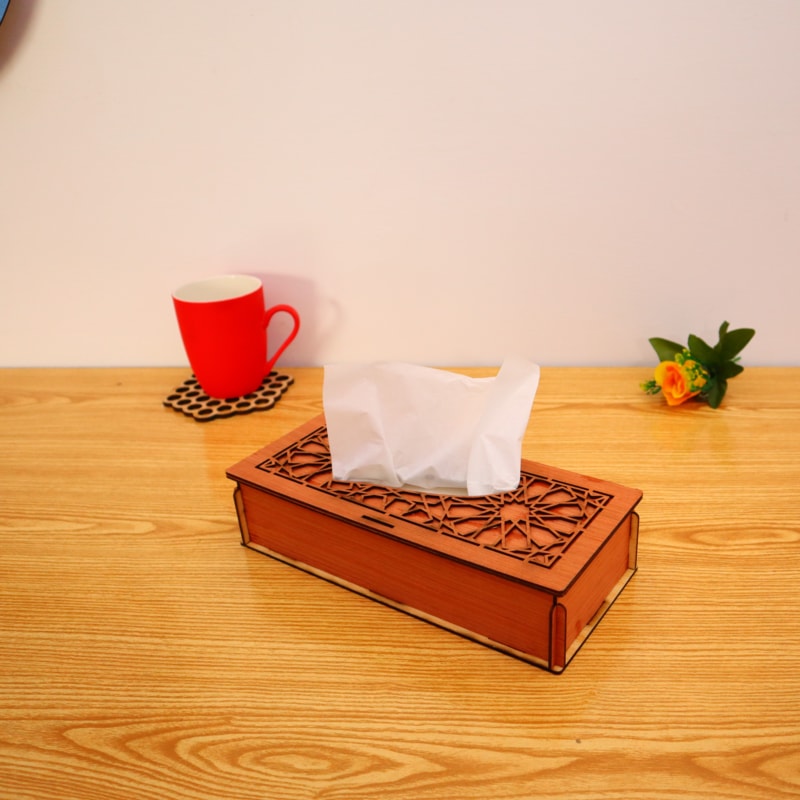 Wooden Tissue Box – Elegant Design with Smooth Finish for Home & Office