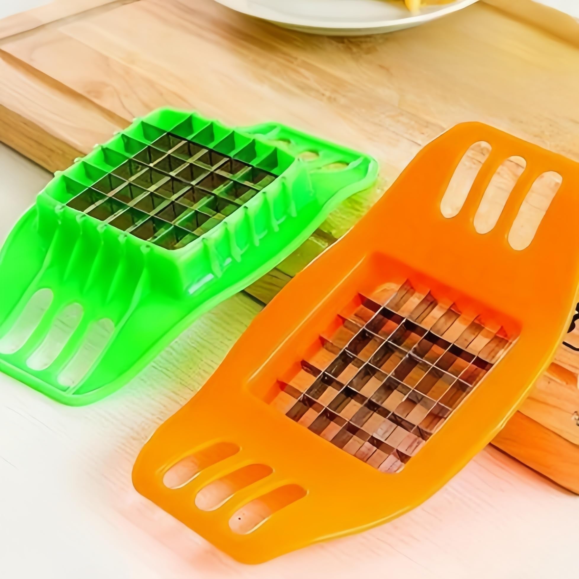 Multifunctional Potato Cutter & French Fry Maker – Easy Home Fries Slicer