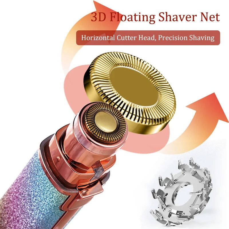 2-in-1 Electronic Eyebrow Trimmer & Facial Hair Remover Pen