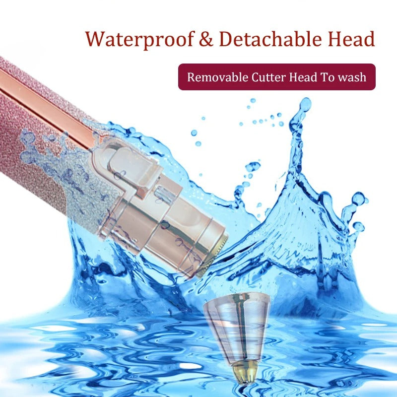 2-in-1 Electronic Eyebrow Trimmer & Facial Hair Remover Pen