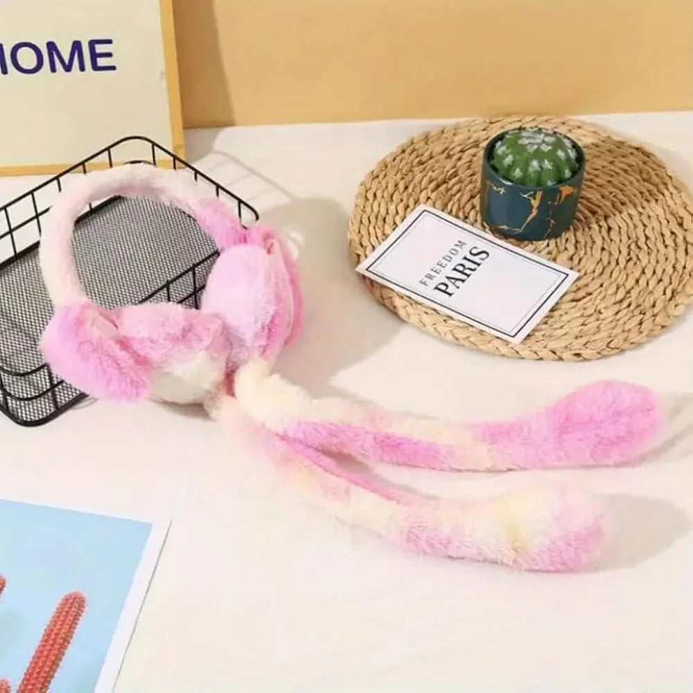Dancing Earmuffs with Sound Effect & Movable Ears – Cute Interactive Headwear